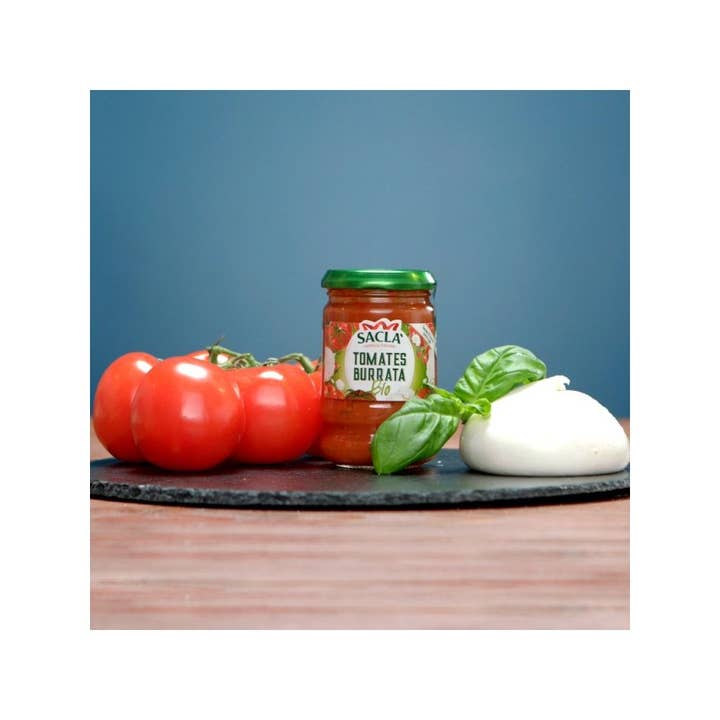 Sacla - Vente Sauces pour pâtes - Sacla - Tomates & burrata bio 190 g