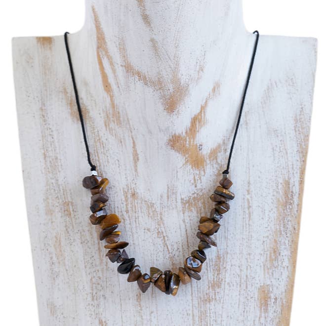 Tigerögonhalsband, natursten för wholesale av Nella & Complements