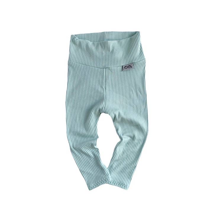 Mint Ribbed Leggings for wholesale by Dudis Design