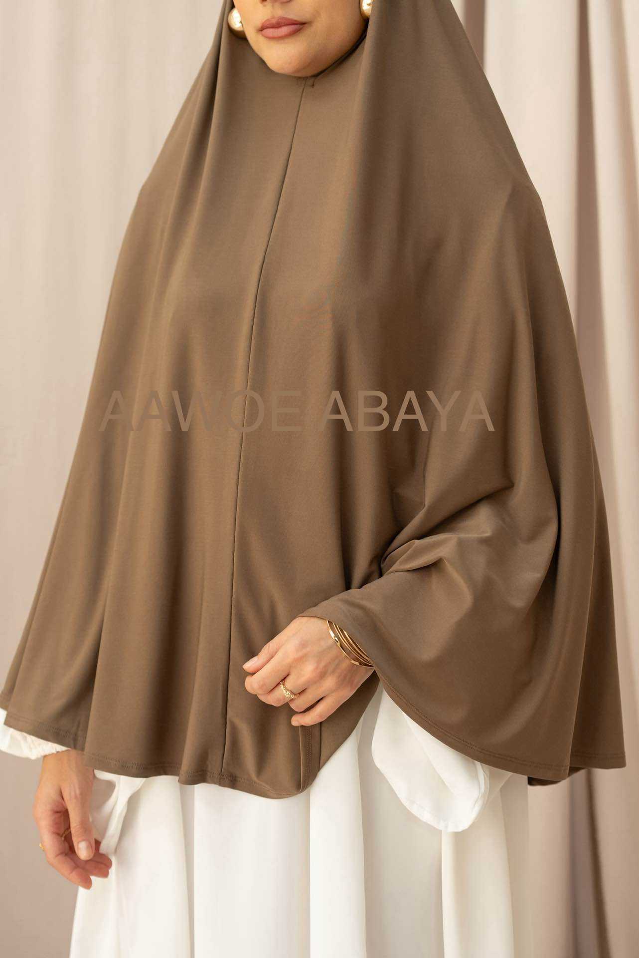 Aawoe Abaya - Wholesale Hijab - Dames - Elegante khimar met lange mouwen - 2418-KH66