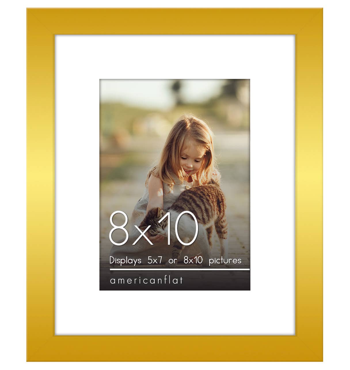 Americanflat - Wholesale Picture Frame - Americanflat Picture Frame with Mat Standard Molding76