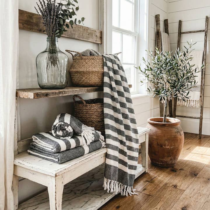 Gia Roma - Wholesale Beach Towel - Blue Turkish Beach Towels or Decorative Towels Handmade18