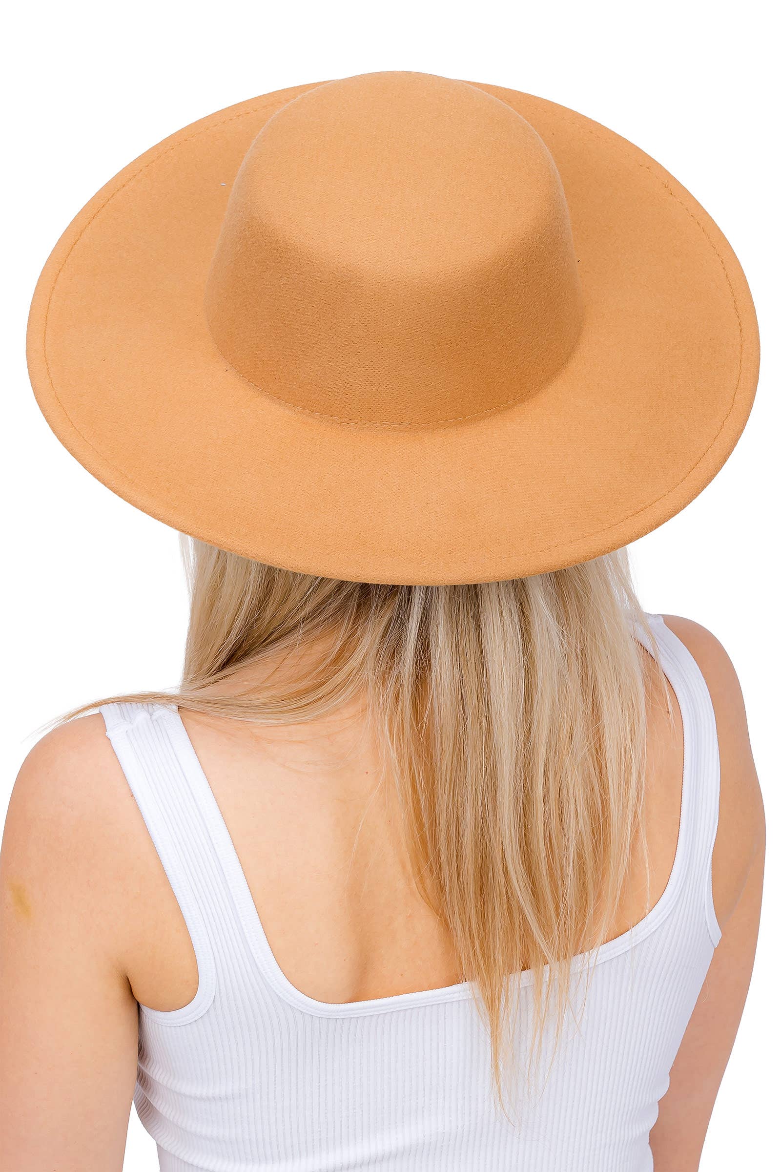 Cap Zone - Wholesale Schippershoed - Uniseks - Cap Zone brede vilten platte hoed met rancher stijl18