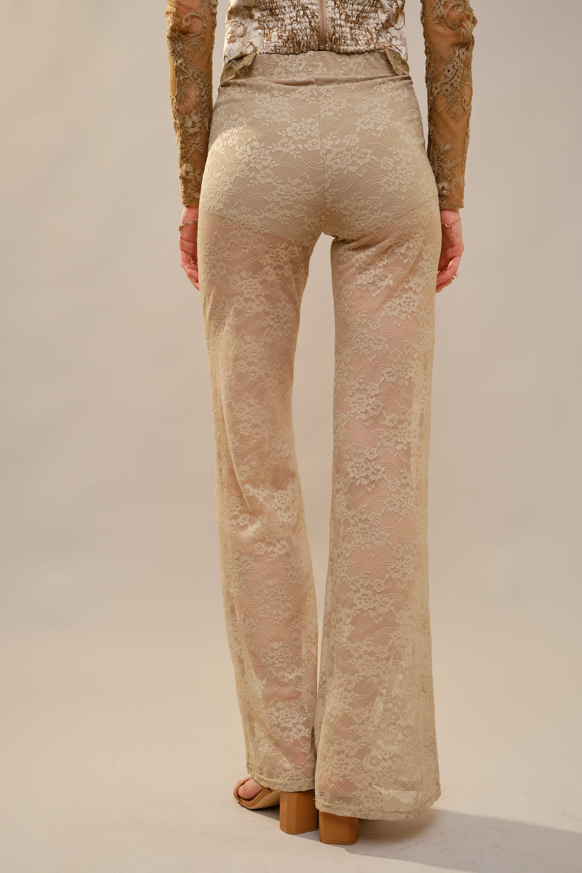 Blue B - Wholesale Pants - Women's - 23781P Floral Lace Western Stitch Inner Short Flare Pants8