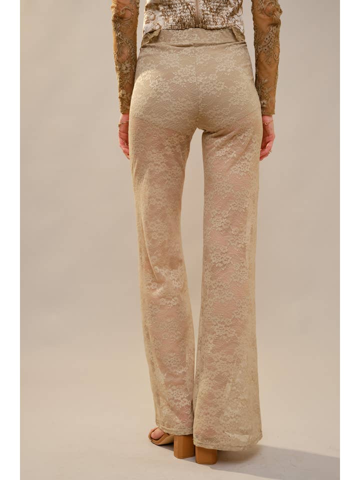 Blue B - Wholesale Pants - Women's - 23781P Floral Lace Western Stitch Inner Short Flare Pants8