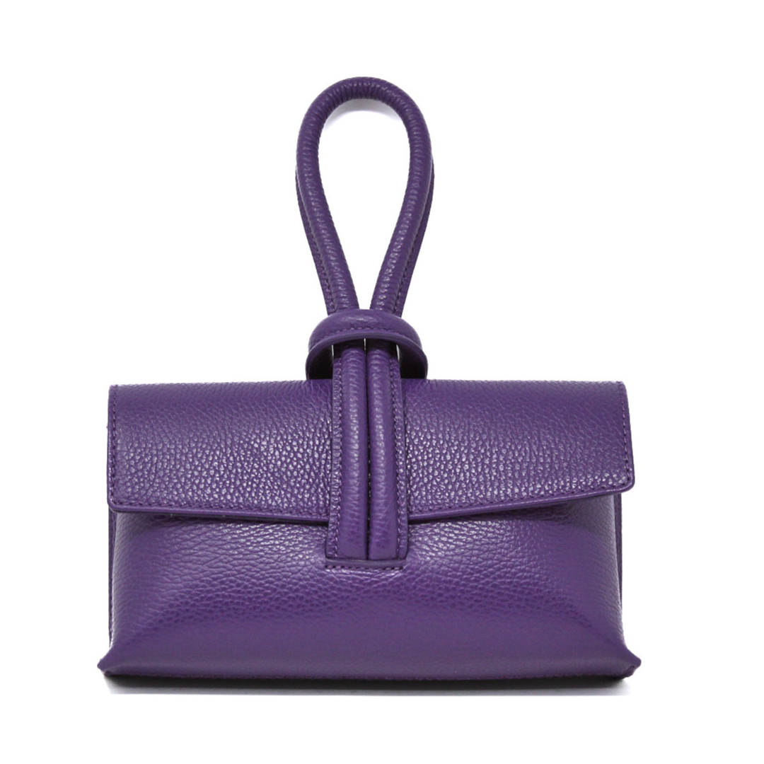 German Fuentes Handbags - Wholesale Pouch - Women's - GF0467 GENUINE ITALIAN LEATHER  WRISTLET BAG6