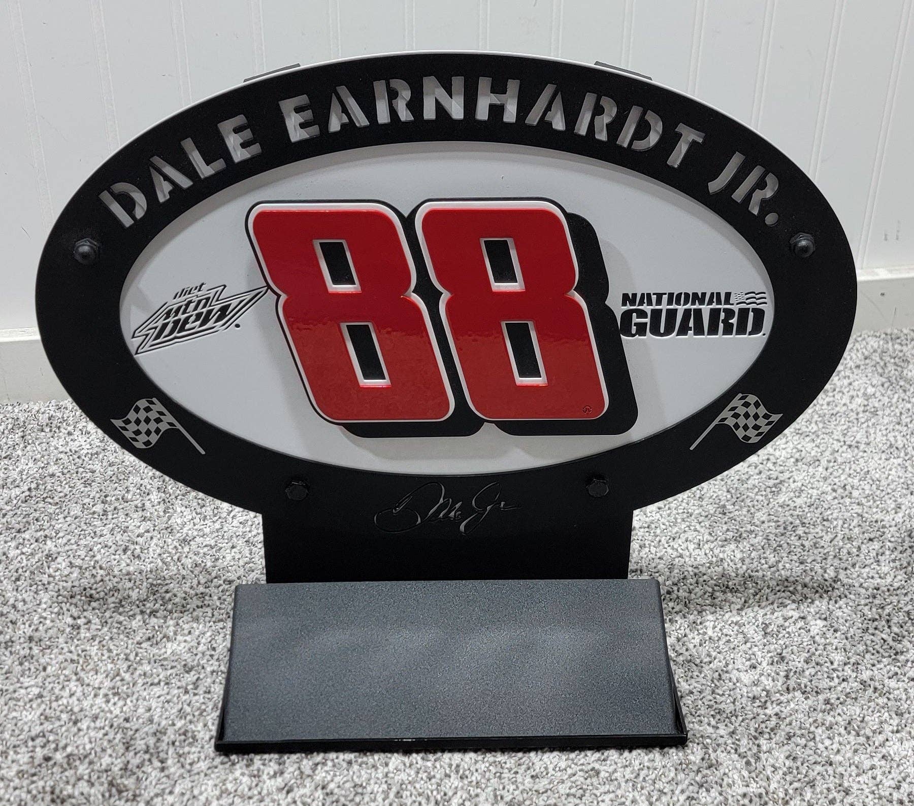 Premier Metal Art - Wholesale Sign - Dale Earnhardt Jr. #88 Oval 3D Premier Metal Diecast Display13