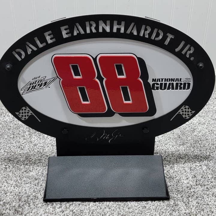 Premier Metal Art - Wholesale Sign - Dale Earnhardt Jr. #88 Oval 3D Premier Metal Diecast Display13