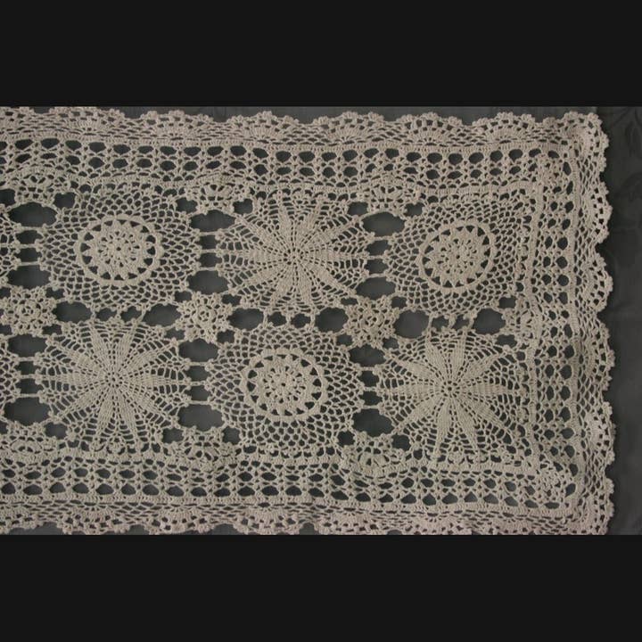 Eastern Sunrise Lace And Linens Inc. – Engroshandel Bordløber – Hæklet Blonde Snefnug Håndlavet Løber 100% Bomuld