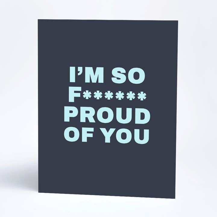 So Proud // Card for wholesale by Free Press Ink