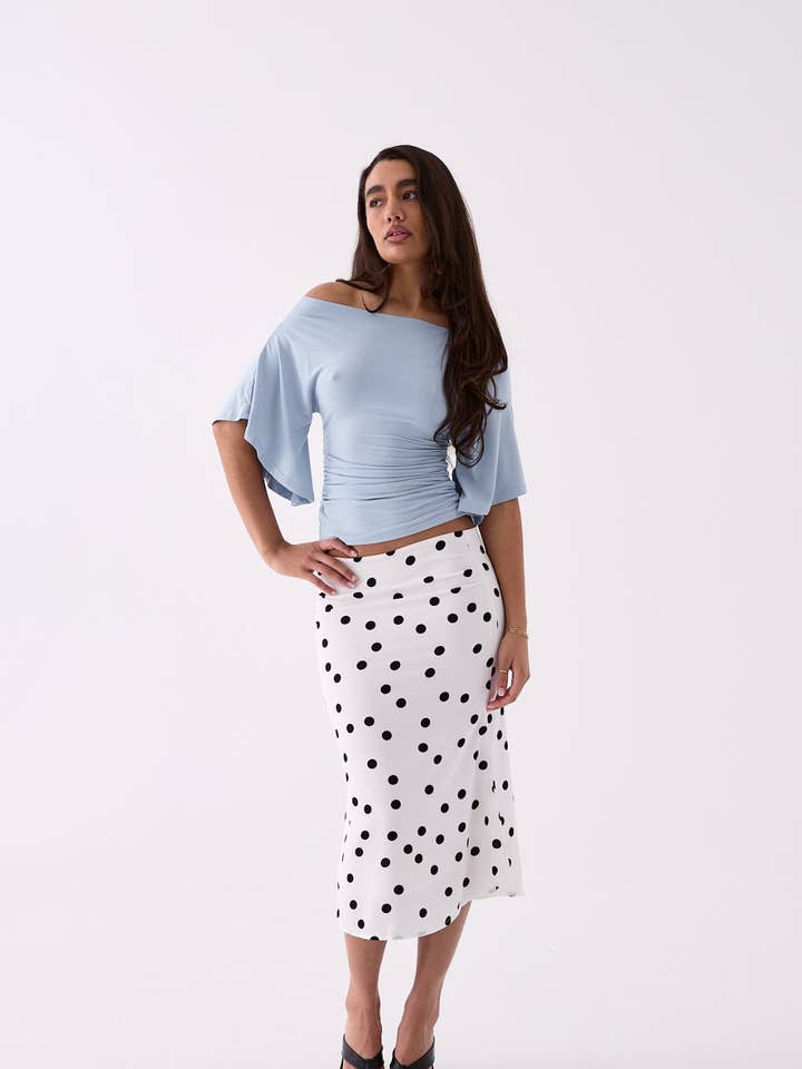 Aria Top - Blue for wholesale by Style Addict