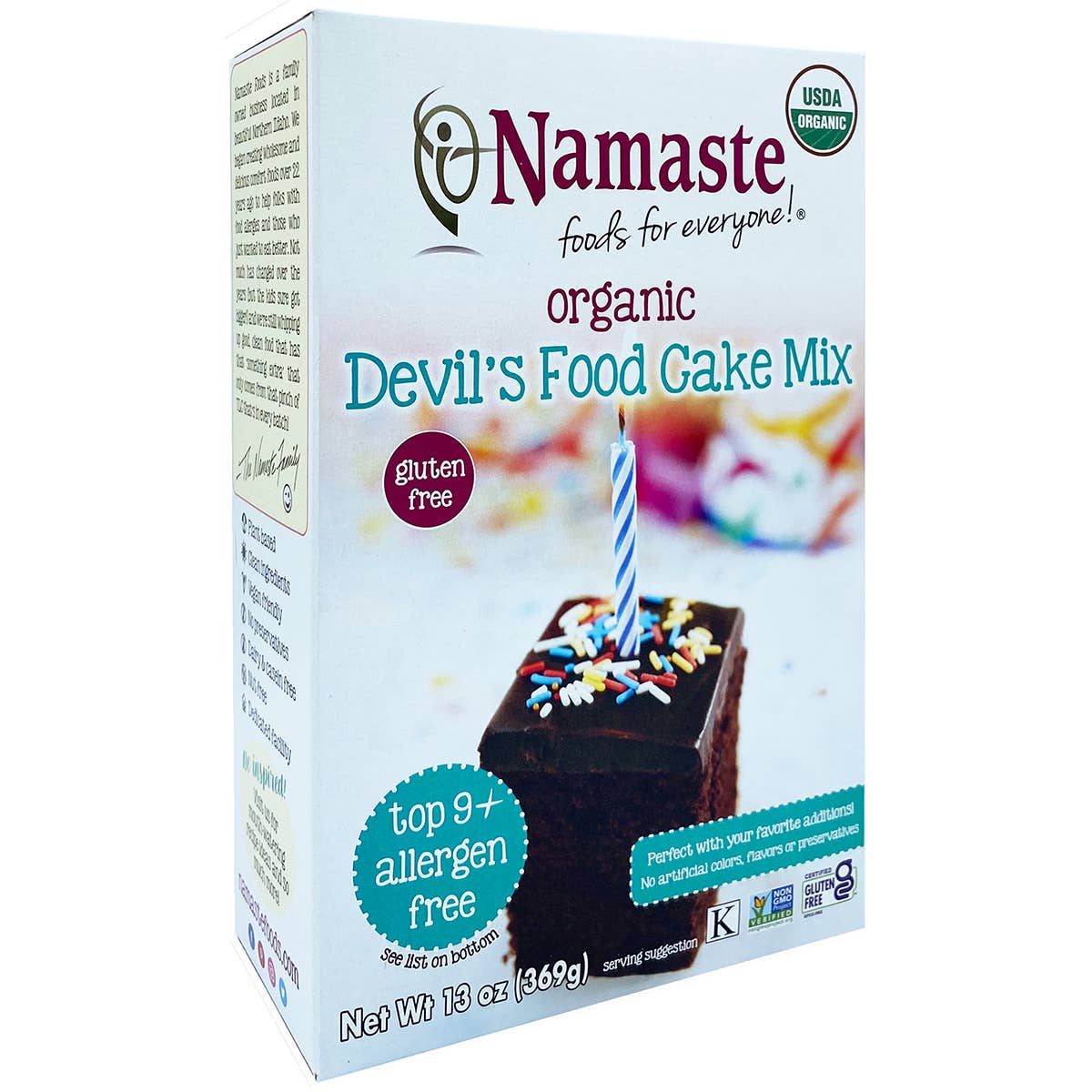 Namaste Foods - Wholesale Cake Mix - Gluten Free Organic Devil's Food Cake Mix1