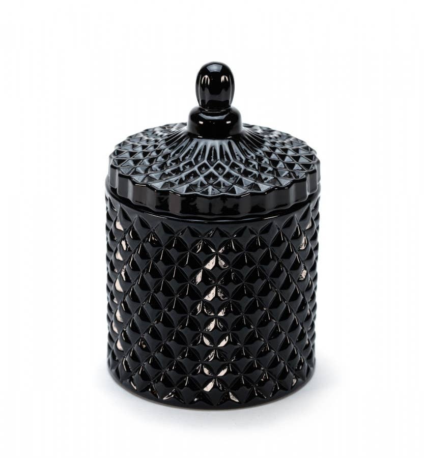London Luxury Candle Supplies - Wholesale Weckpot/glazen pot - Geo 230 ml gekleurde geslepen glazen pot5