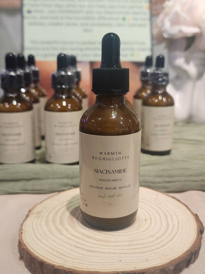 Niacinamide Matcha Serum for wholesale by WARMTHBYGHIGLIOTTY