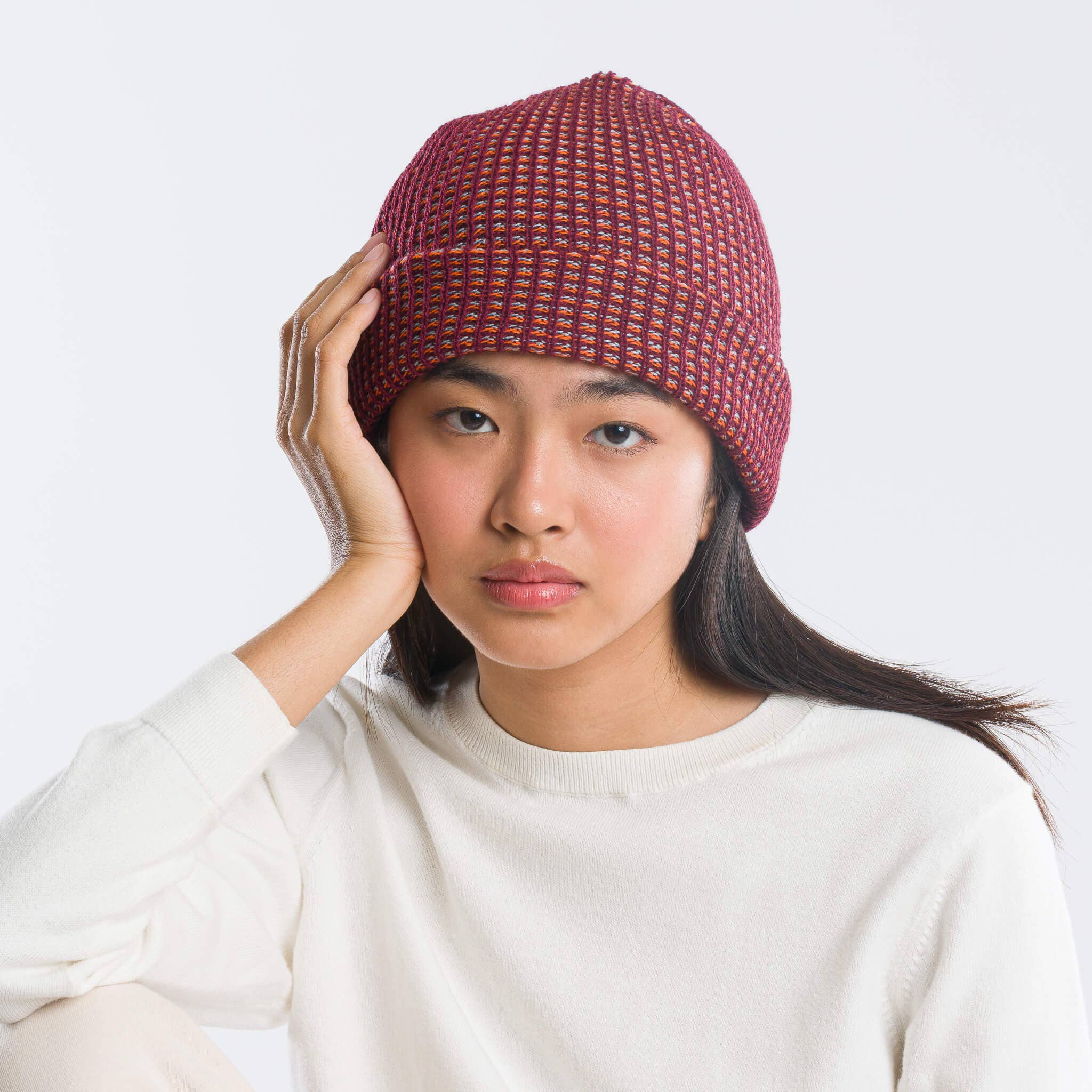 VERLOOP | knits - Wholesale Beanie - Unisex - Simple Grid Knit Beanie10