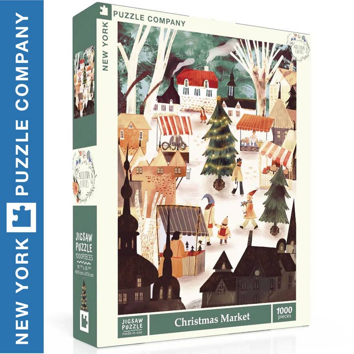Christmas Market 1000pc Jigsaw | NPZAL2435 for wholesale by Hobby-lines