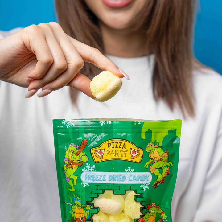 Bubblegum Kids - Wholesale Hard Candy - TMNT Pizza Party Freeze Dried Candy - 1.97oz, 10ct RRP3