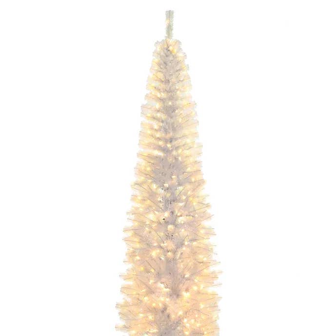 7' Prelit Ww LED Iridescent Slim Winchester Tree for wholesale by Kurt S. Adler, Inc.