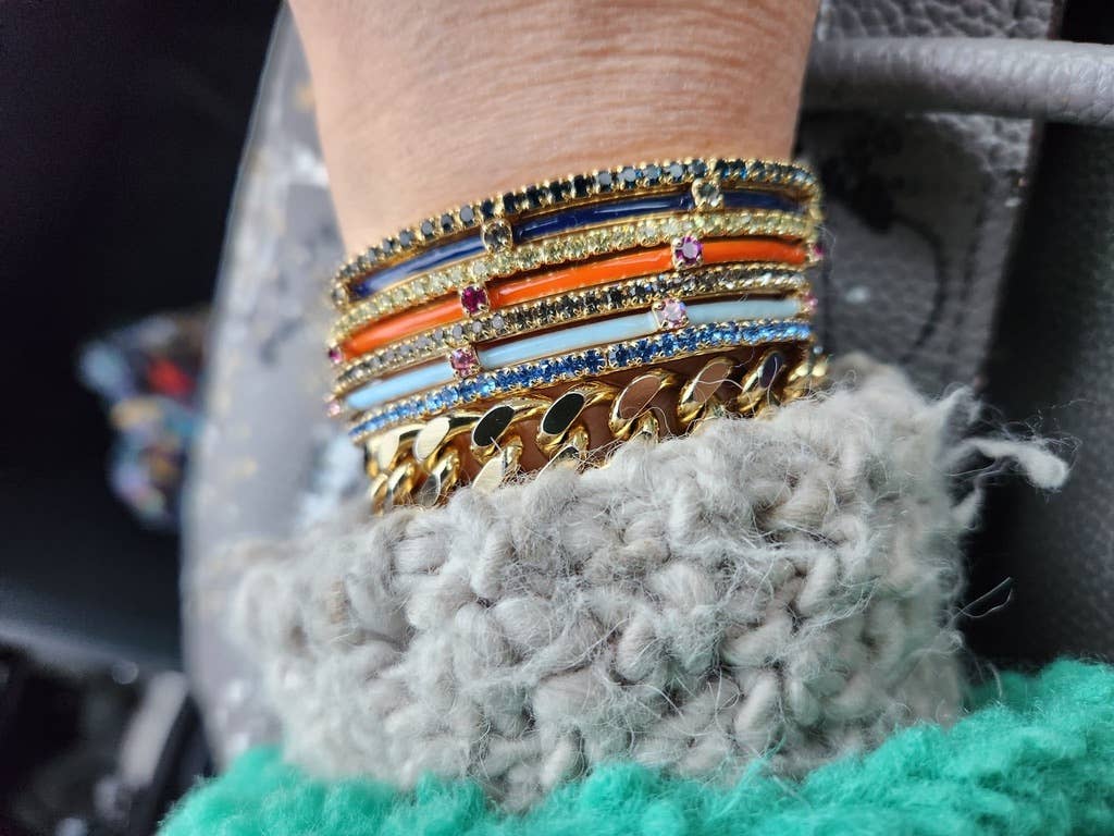 TOVA - Vente Bracelet manchette - Bracelet manchette Everly en laiton plaqué or clair17