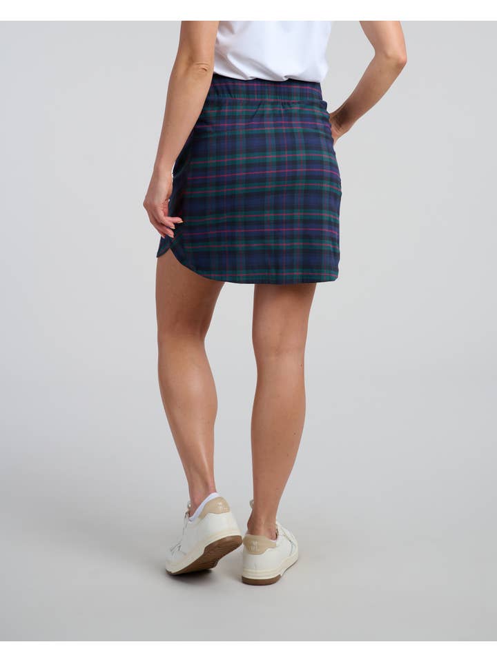 Dark Tartan Spinner Skirt for wholesale on Faire5