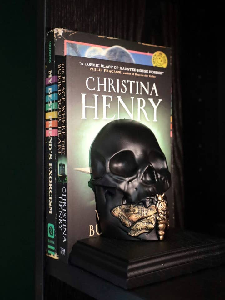 Death Moth Bookends for wholesale by Mayhem Made Ltd