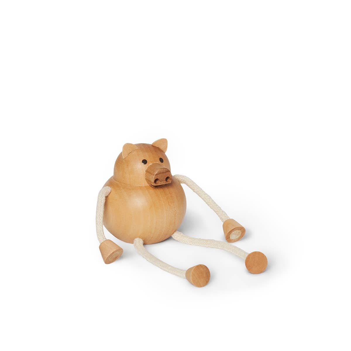 Until Pty Ltd - Wholesale Decorative tabletop object - Areaware Palimals Natural Wooden Toy Pig