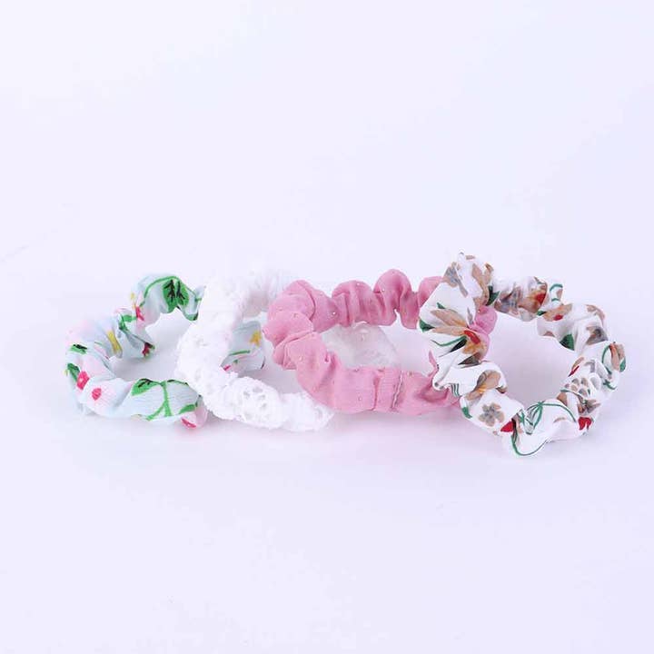 H35 | Floral Scrunchie Set for wholesale by Jaylanie