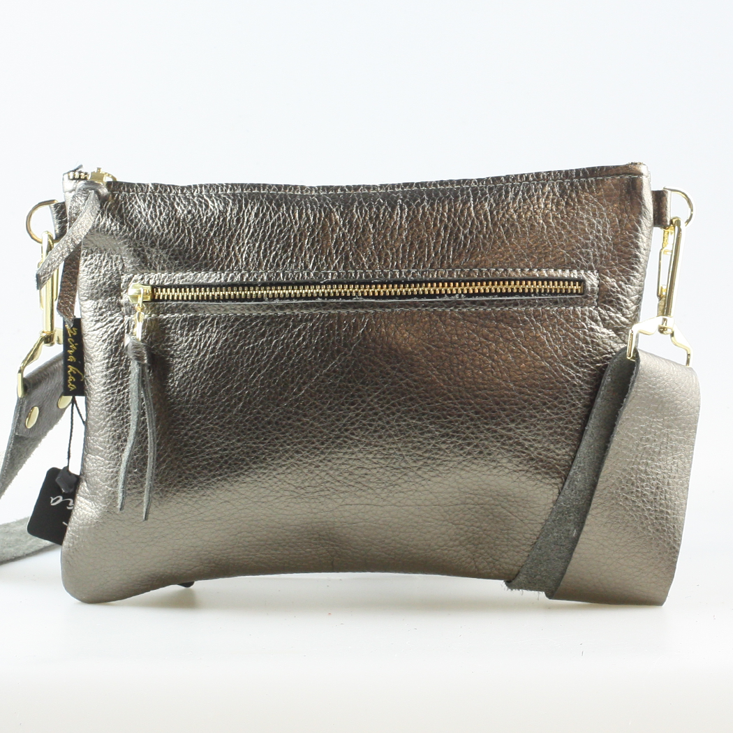 Zina Kao Exclusives – Engroshandel Crossbodytaske - Dame – Metallic Rita Crossbody og Hipbag2