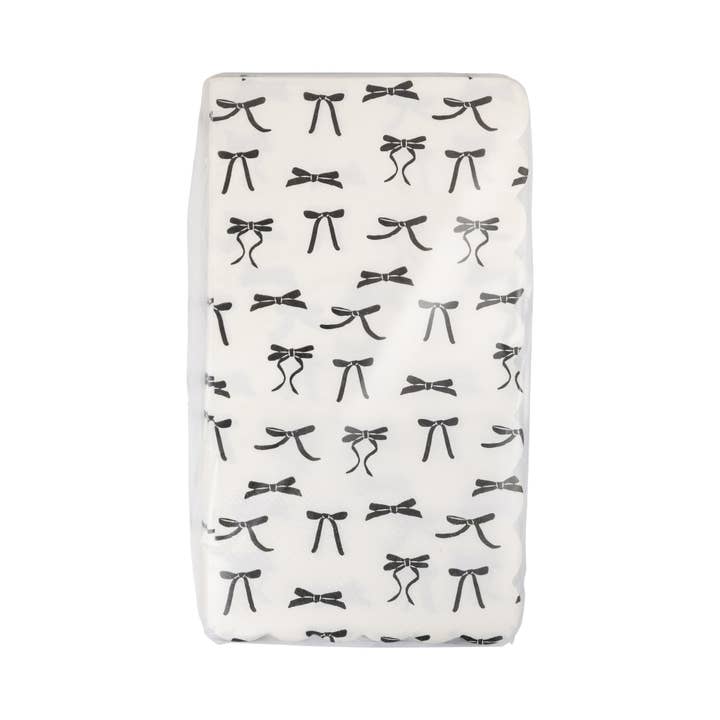 My Mind’s Eye - Wholesale Disposable Napkin - PLBLW35 - Black Bow Guest Napkin3