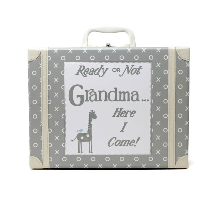 Grandma XO Kids Suitcase Gray for wholesale by Child To Cherish®