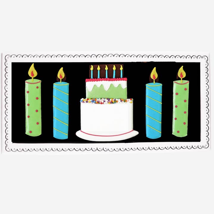 Birthday Surprises Letterbox for wholesale by Biscuiteers