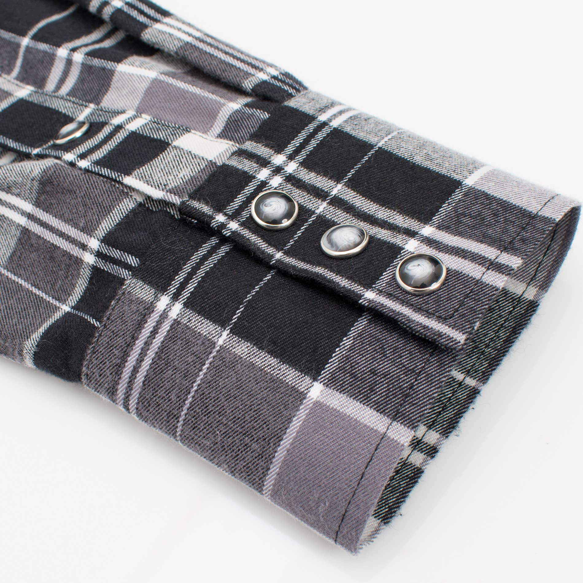 Rodeo Clothing - Wholesale Button Down Shirt - Men's - Men's Western Long Sleeve Flannel Shirts With Snap Buttons38