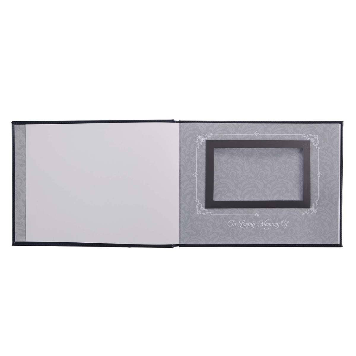 Christian Art Gifts - Wholesale Guest Book - Guest Book Navy In Loving Memory2