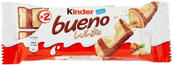 Made in eatalia – wholesale Flag – Kinder bueno white 39g0