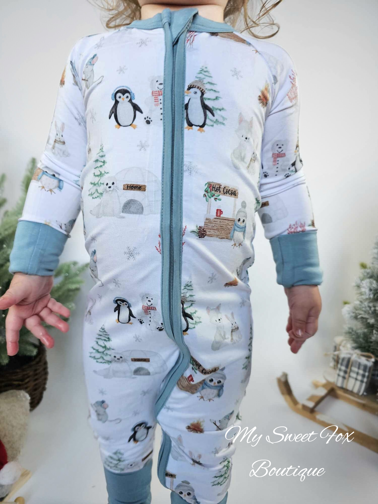 My Sweet Fox Boutique - Wholesale Kruippakje - Baby - Bamboe Zippy voor de winter4