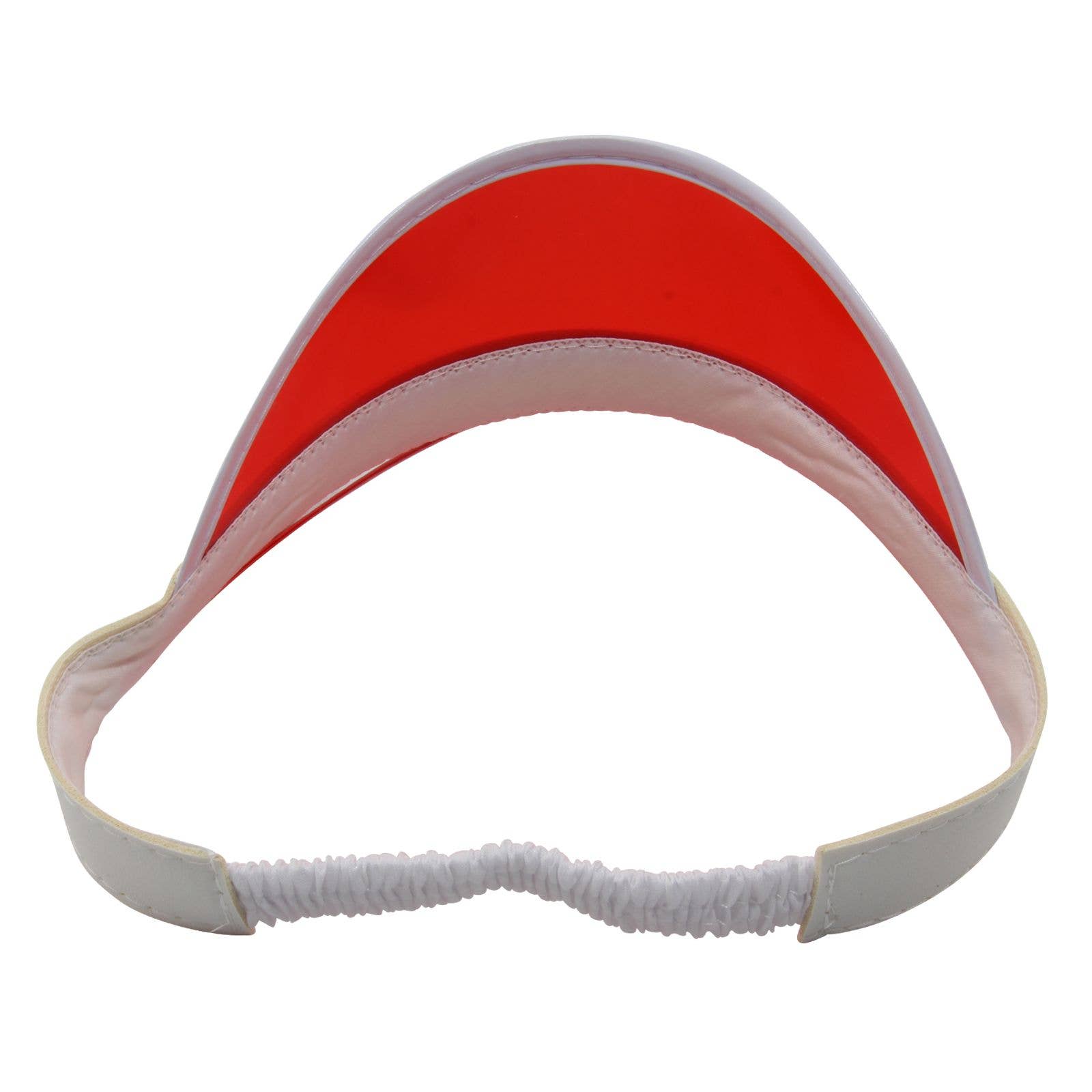 Tribal Trade GmbH - Wholesale Visor - Unisex - Visor cap retro shield cap 80s poker hat red-white2