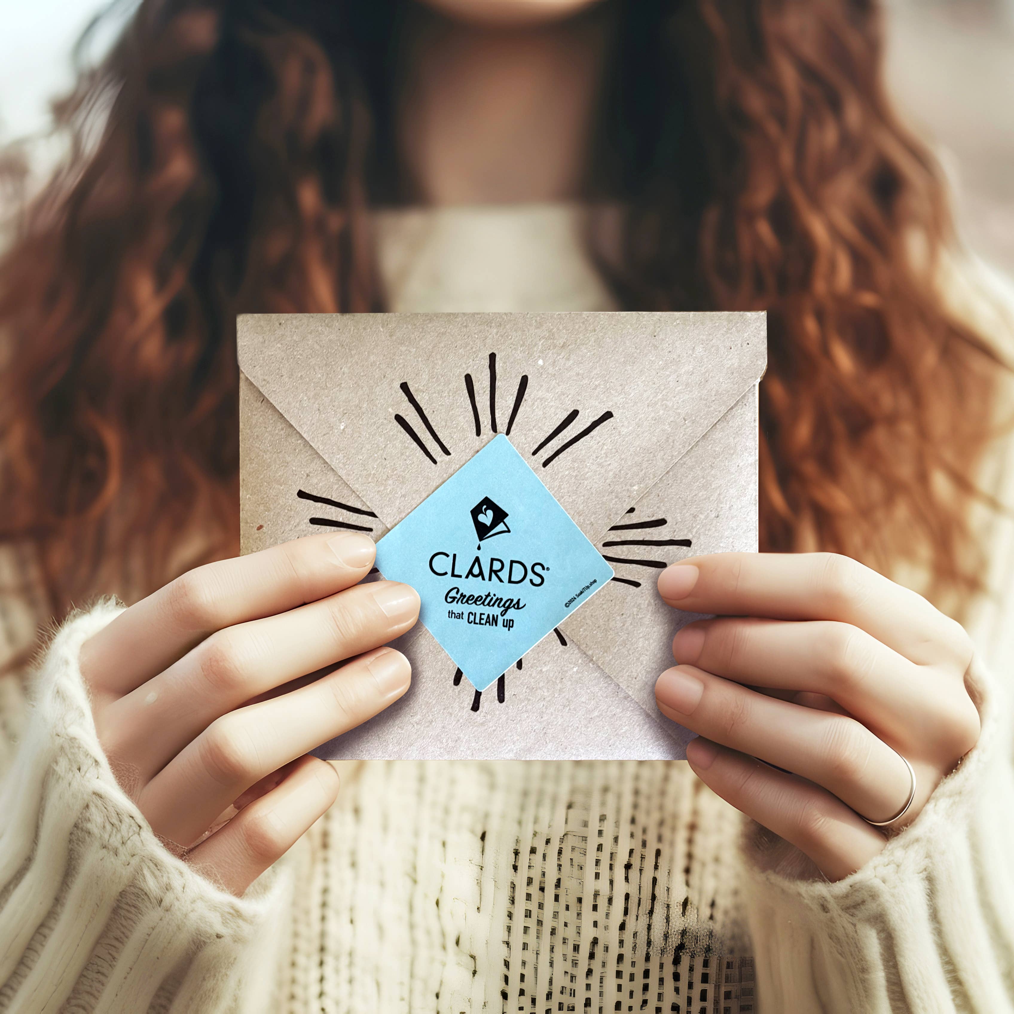 Soak iT Up Eco-friendly Greetings + Gifts – wholesale Vardagliga hälsningskort – Var Närvarande 2-i-1 Hälsningskort® & Ekoduk6