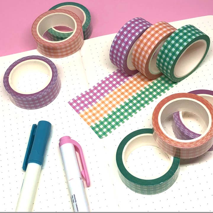 Gingham Washi Tape for wholesale by Butay Art
