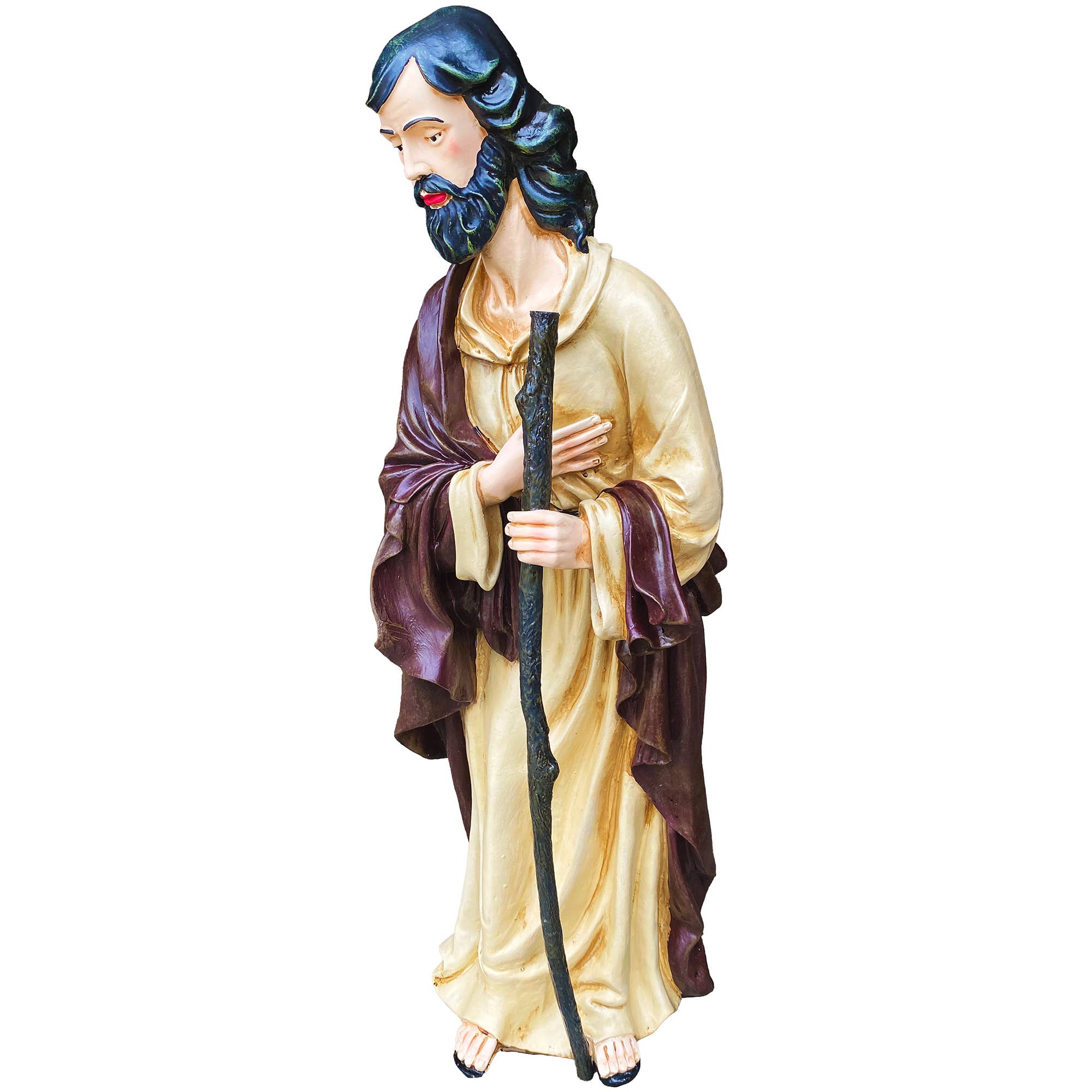 Santa’s Workshop Inc. - Wholesale Nativity Scene Decor - 12 Piece Outdoor Nativity Set with Solid Wood Creche2