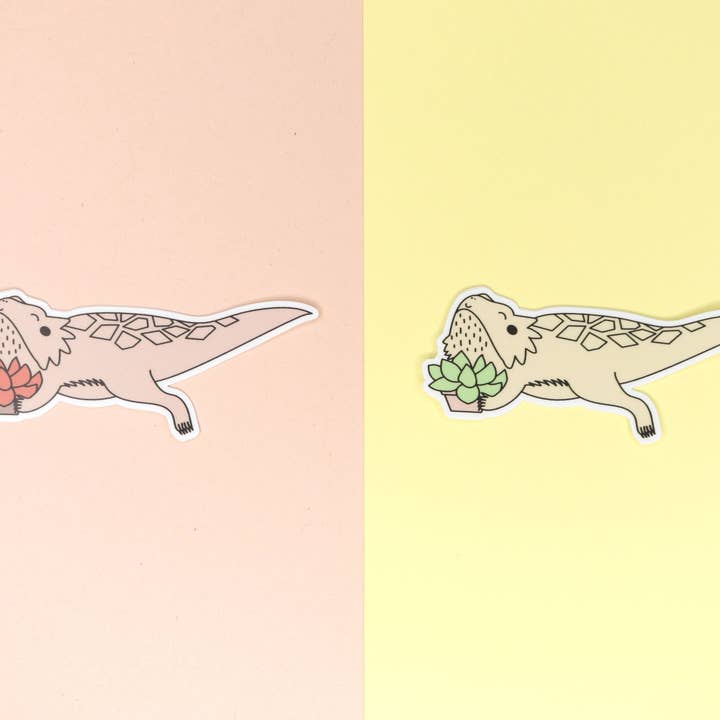 Bearded Dragon Sticker for wholesale by Dbl Feature