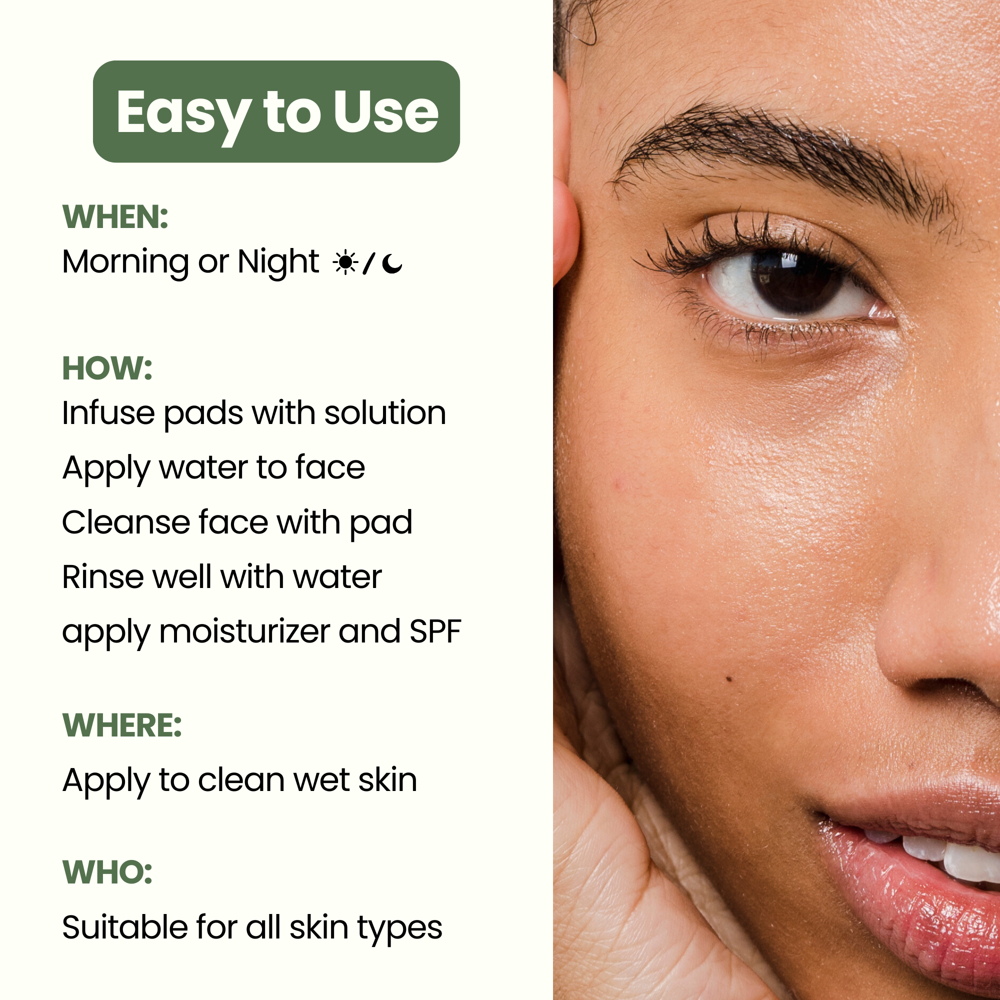 Olahoni Co - Wholesale Facial Cleanser - Wholesale Original Turmeric & Kojic Exfoliating Pads6