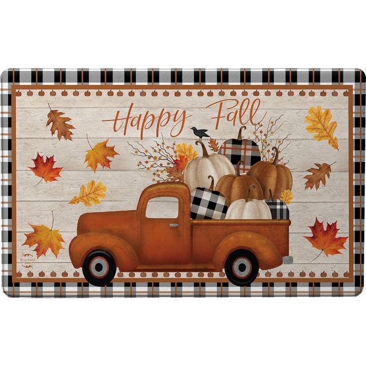Tapis confortable pour camionnette Happy Fall, 30 po x 18 po, Briarwood Lane pour la vente par Briarwood Lane