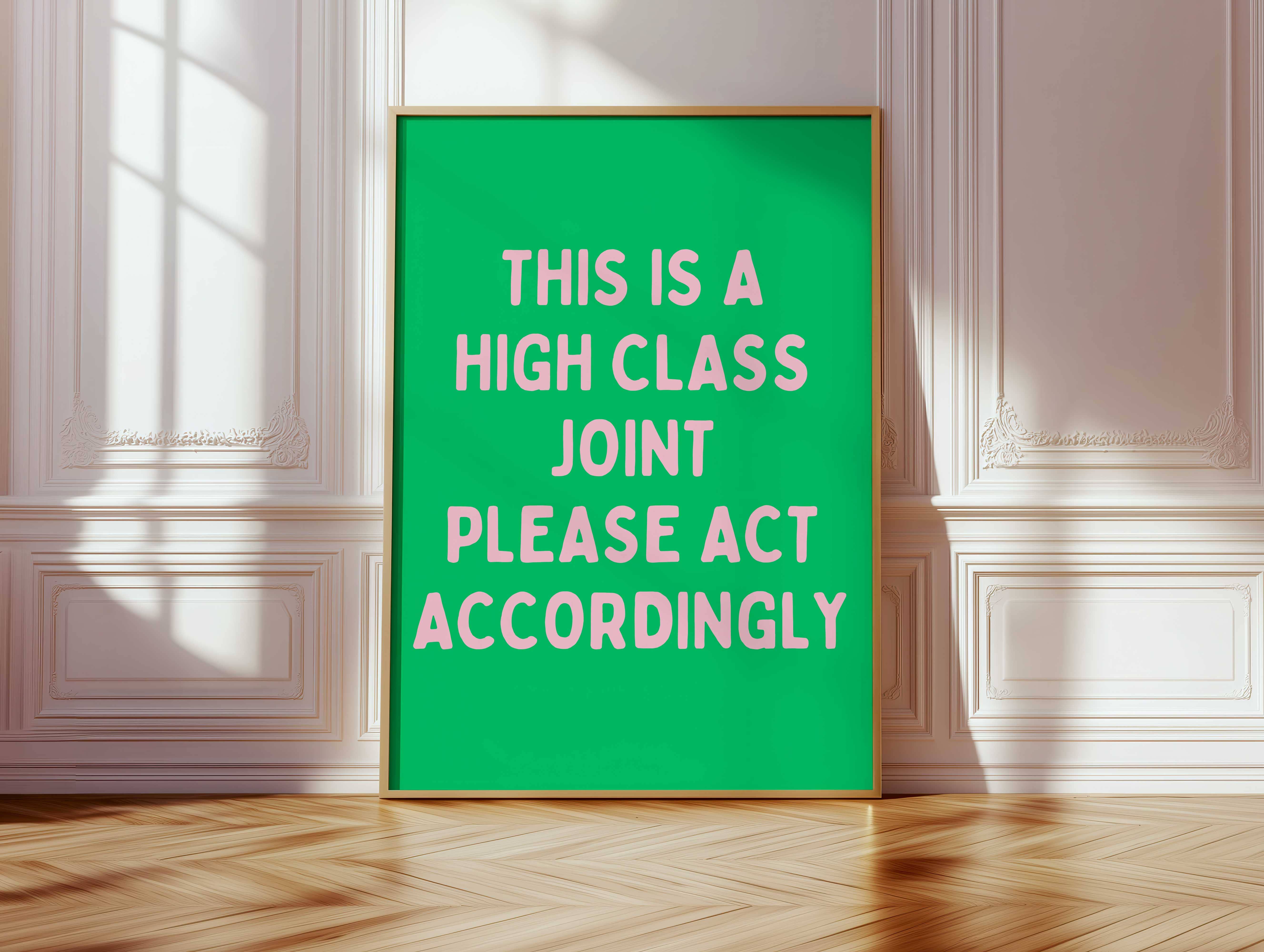 D'LUXE PRINTS - Wholesale Poster - High Class Joint Print6