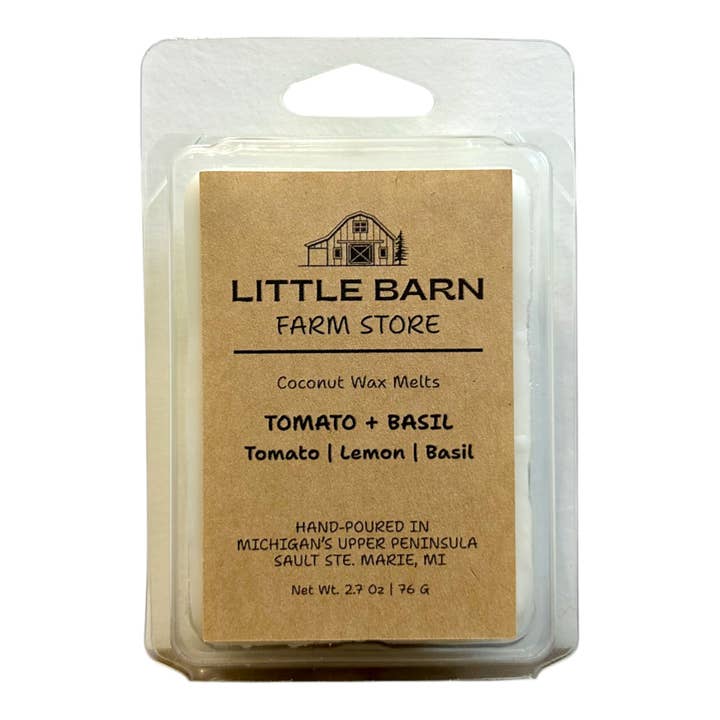 Tomato + Basil Wax Melt - Tomato, Lemon & Basil for wholesale by Little Barn Farm Store