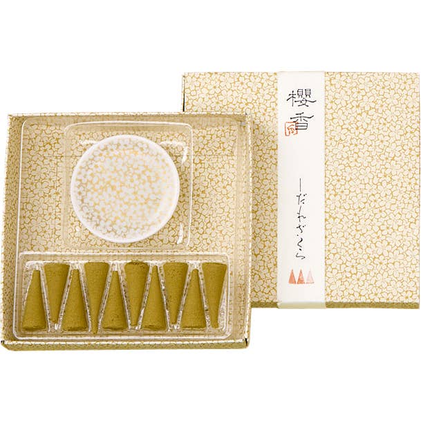 KOSAI - SAKURA Cone and Incense stand for wholesale by Japacolle — Japan Collections | See Latest News in "About"