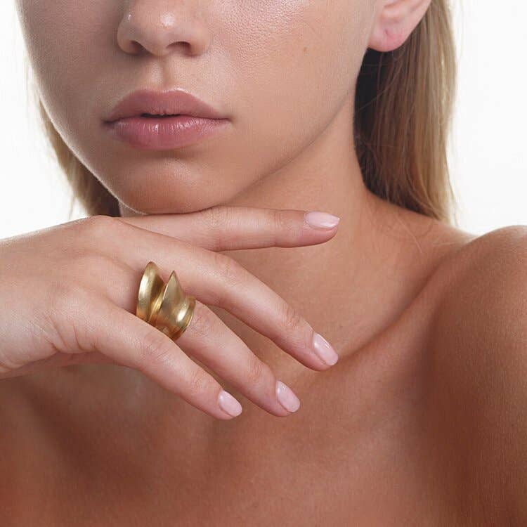 NONI DESIGN - Wholesale Band/gestapelde ring - Cawan en Ayan ringset3