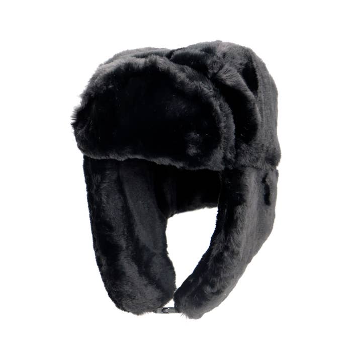 ASSORTED Fluffy Thermal Faux Fur Bomber Trapper Hat for wholesale on Faire5