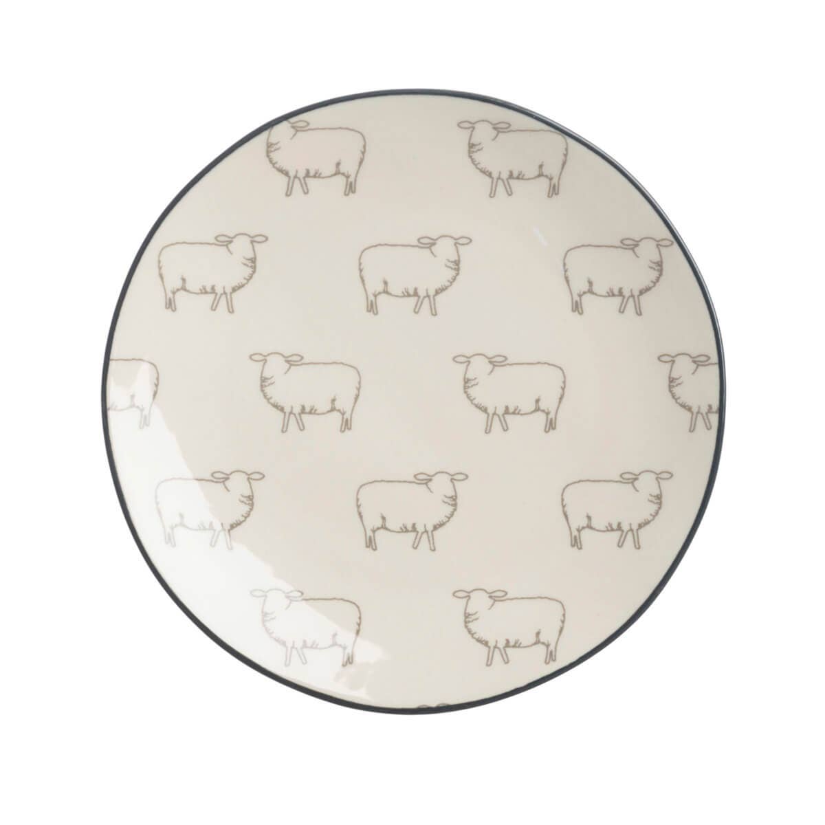 Sophie Allport - Wholesale Dinner Plate - Sheep Stoneware Small Side Plate