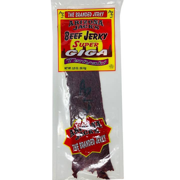 Arizona Jacks Super Giga Teriyaki 3.25 OZ for wholesale by Cow Crack Wholesale