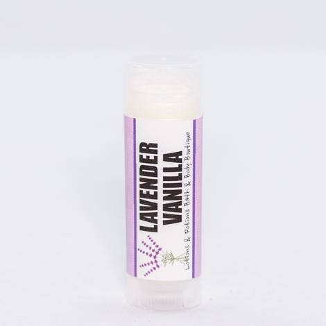 Lavender Vanilla Lip Balm for wholesale by Klean Karma Soap Company